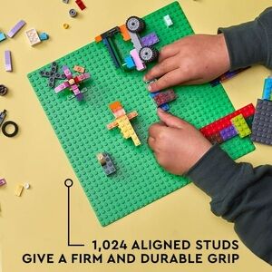 LEGO Green Building Baseplate 9 inch square